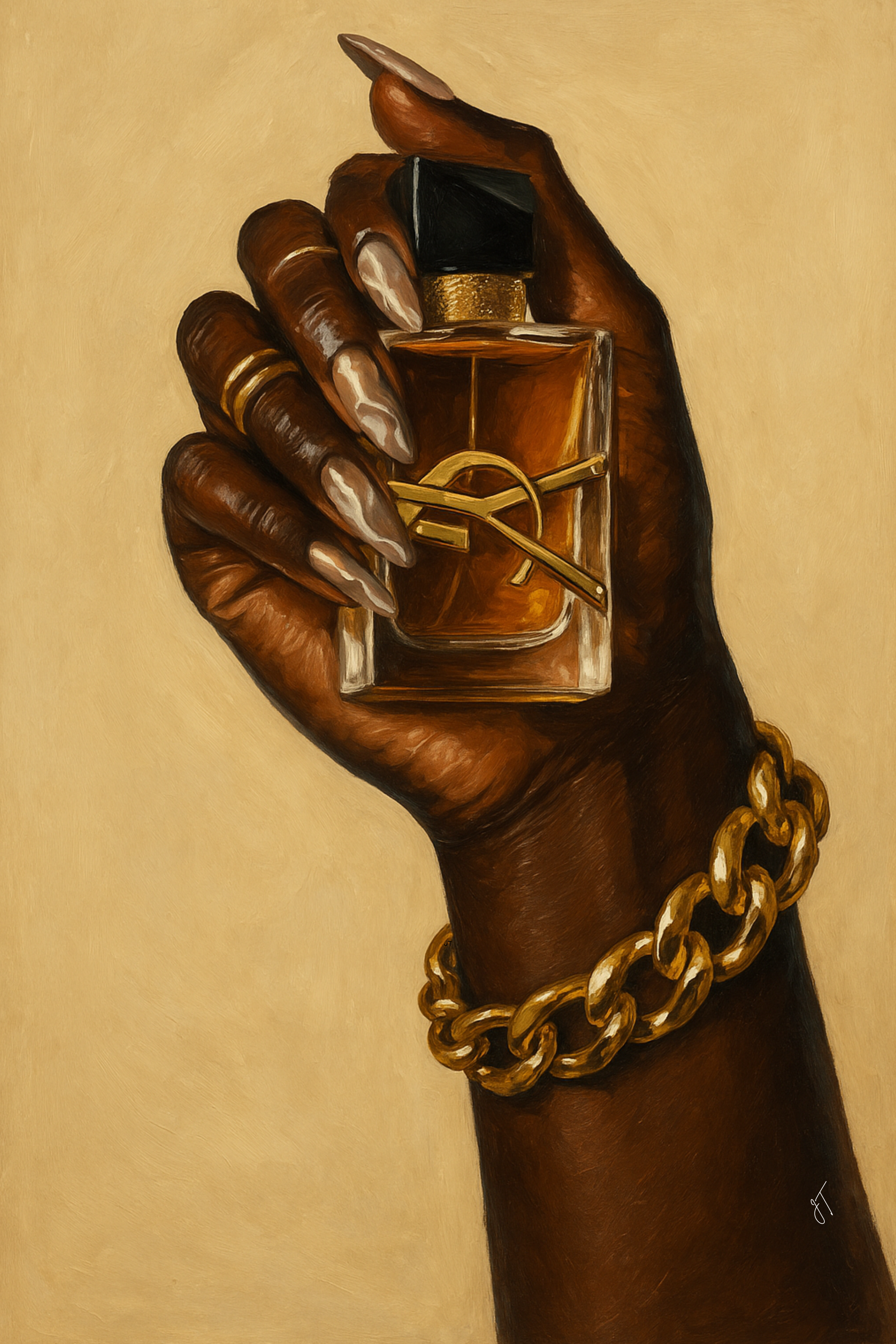 Black x YSL- Digital Art